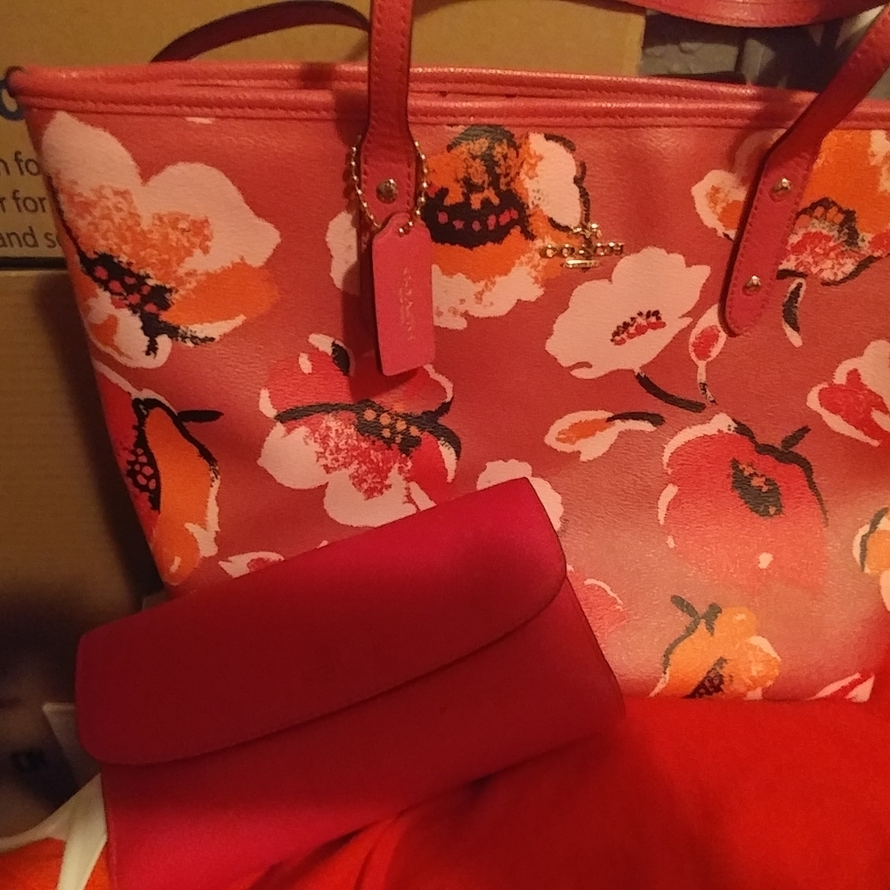Coach Purse and checkbook wallet